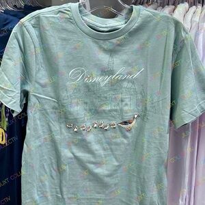 NWT Disney Parks Disneyland Ducks Castle Graphic Shirt